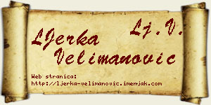 LJerka Velimanović vizit kartica